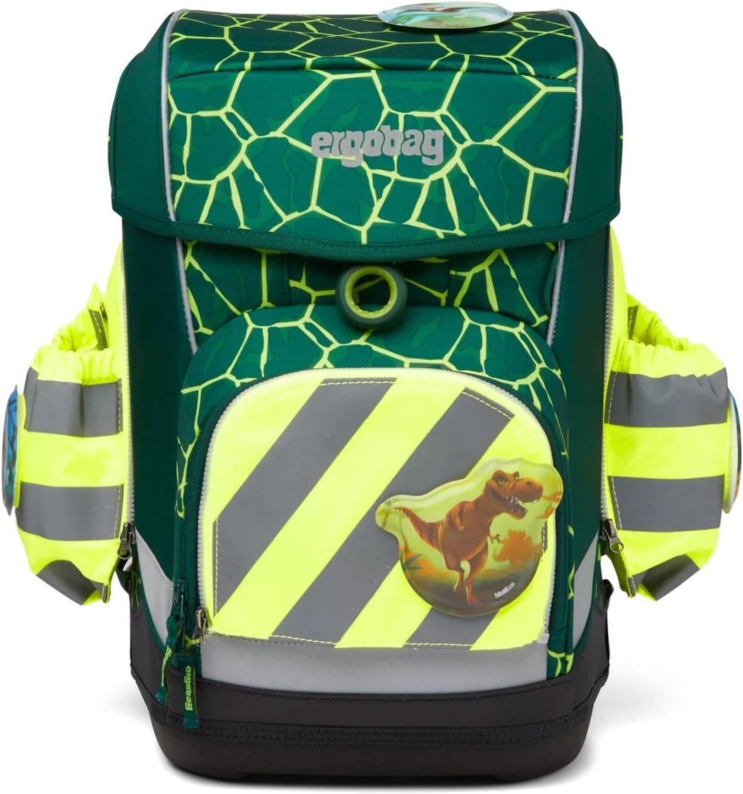 ergobag Seitentaschen Zip-Set mit Reflektorstreifen Sichtbarkeits-Set mit Seitentaschen pack cubo un