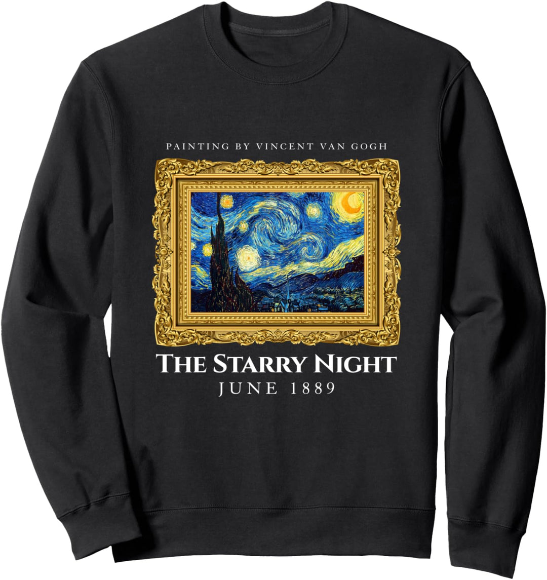 The Starry Night Tee Shirts, Cool Vincent Van Gogh Painter Sweatshirt
