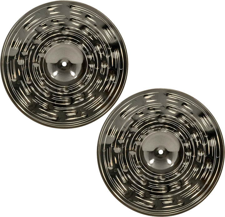 Meinl Cymbals Classics Custom Dark Hihat 15 Zoll (Video) Schlagzeug Becken – Paar – (38,10cm) B12 Br