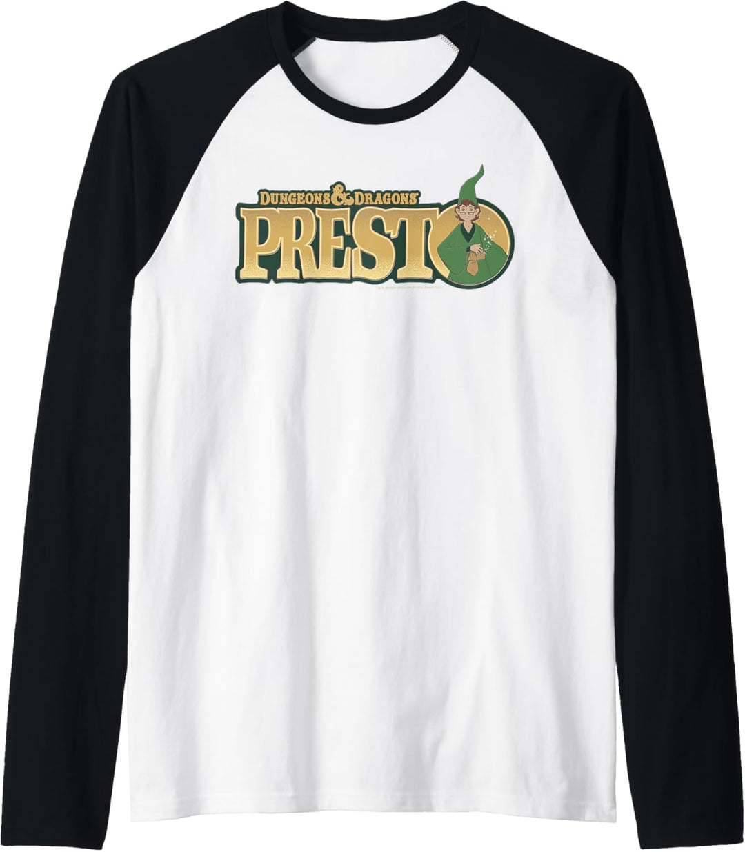 Dungeons & Dragons Presto Text Portrait Raglan