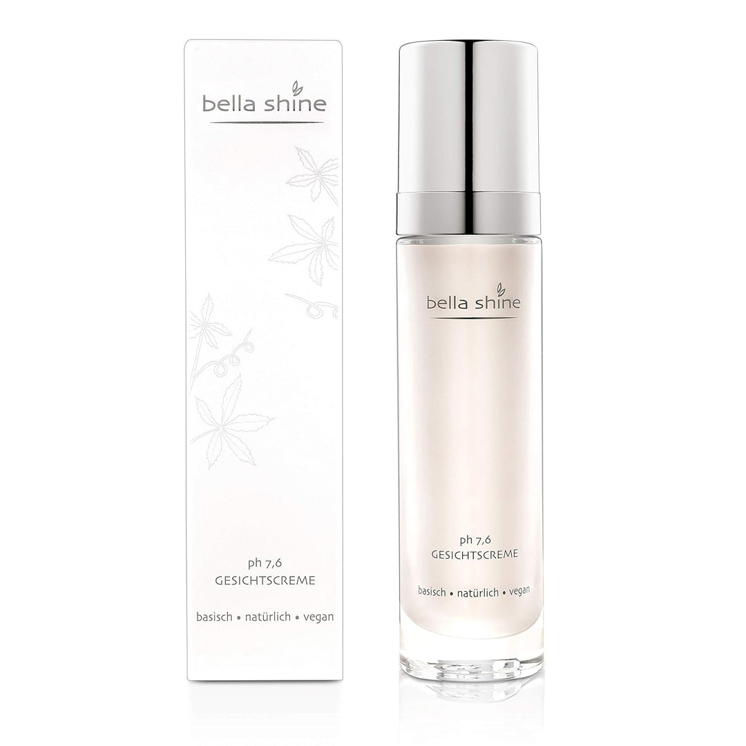 Bella Shine Gesichtscreme - Anti-Aging Creme für jeden Hauttyp, Feuchtigkeitscreme mit Mandelöl, She