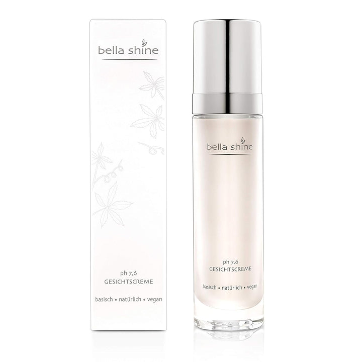 Bella Shine Gesichtscreme - Anti-Aging Creme für jeden Hauttyp, Feuchtigkeitscreme mit Mandelöl, She