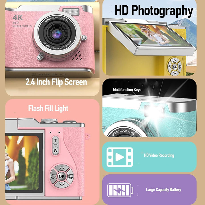 48MP 1080p Digitalkamera mit 2,4 &