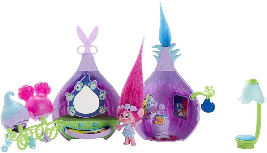 Hasbro Trolls B6559EU5 - Trollstadt Poppys Haarsalon, Spielset
