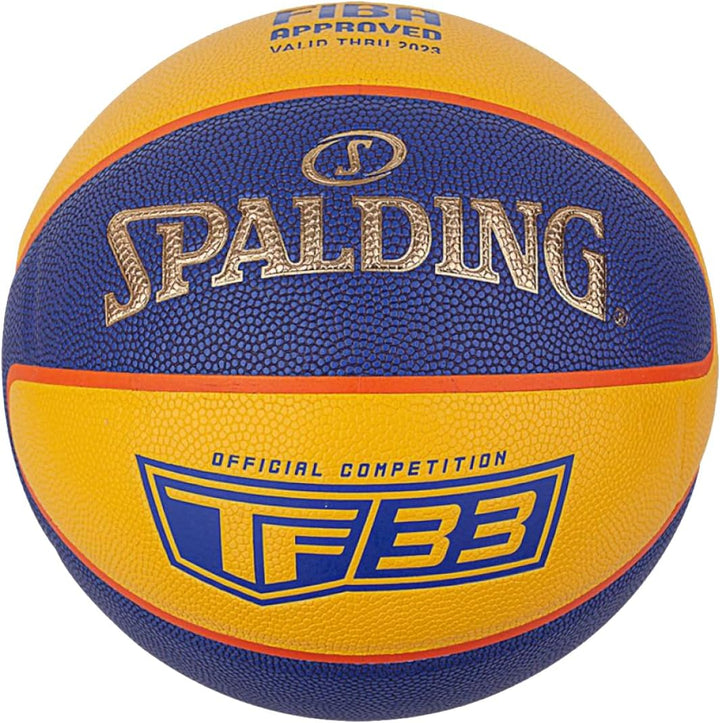 Spalding Unisex – Erwachsene Tf Series Basketbälle 6 Blue/Yellow, 6 Blue/Yellow
