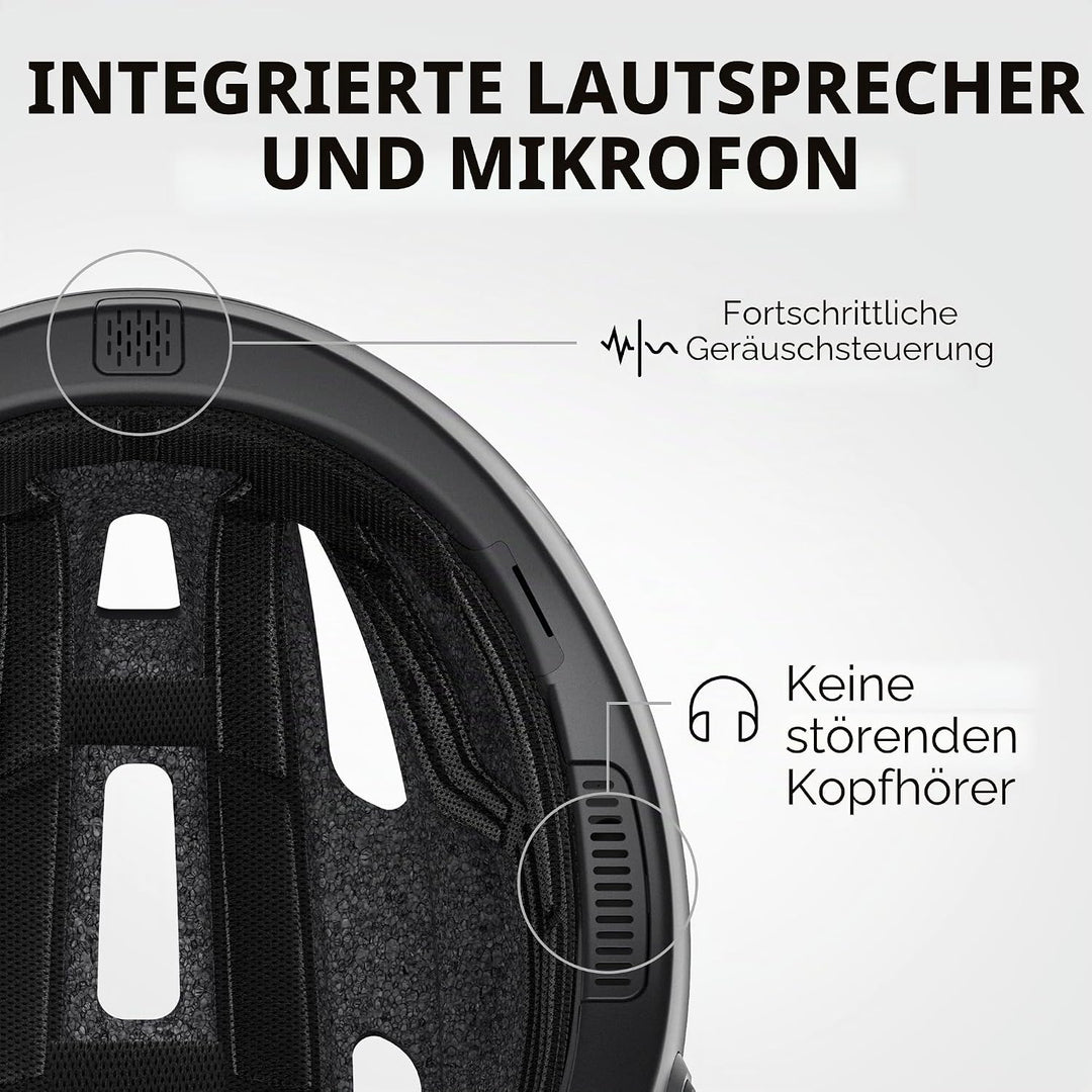 Sena R1 / R1 EVO der Smarte Fahrradhelm L R1 EVO (2022) Matte Black, L R1 EVO (2022) Matte Black