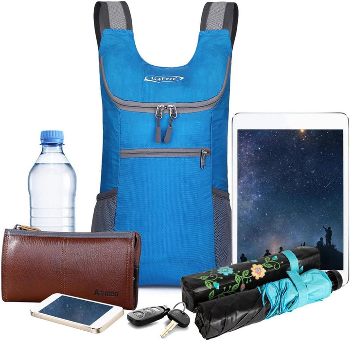 G4Free Ultraleichter 11 l kleiner faltbarer Rucksack für Reisen, Wandern, Radfahren, Wandern oder Me