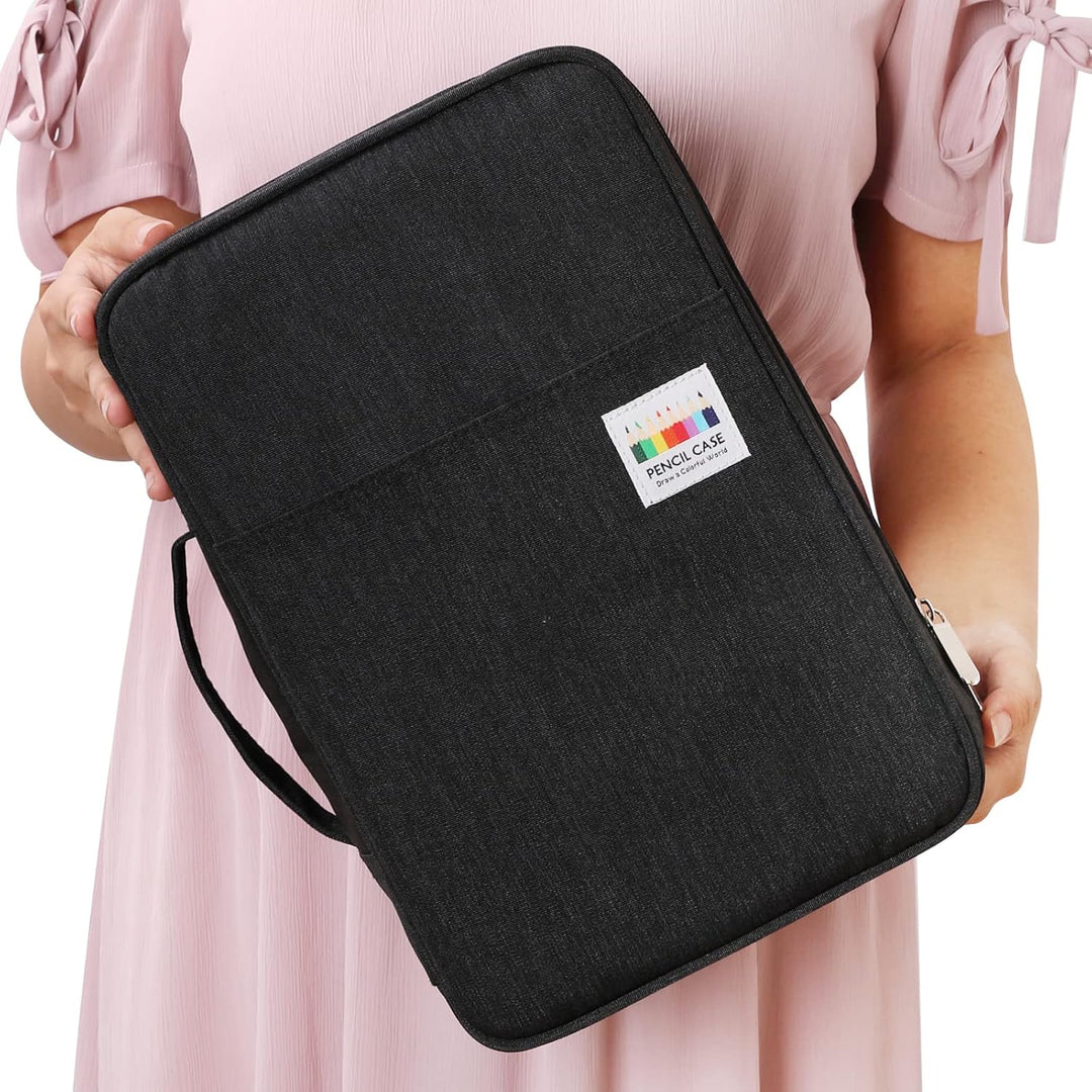 Federmäppchen Super Grosse, Pencil Case Schreibwaren-Stifttasche Federtaschen mit 100 Slots Organize