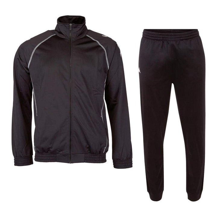 Kappa Herren Jogginsanzug Ephraim, klassischer Trainingsanzug bestehend aus Jacke und Hose, Sportanz