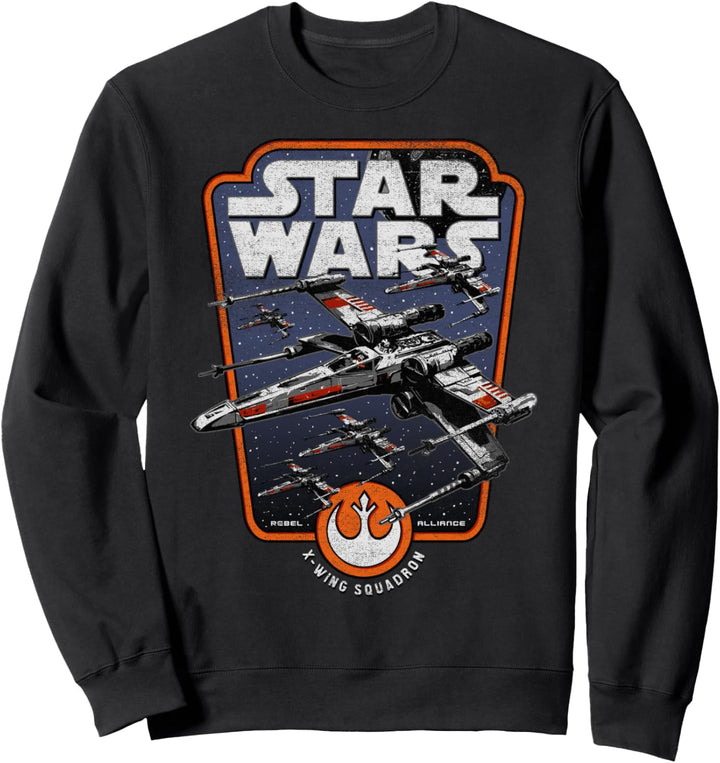 Star Wars X-Wing Squadron Distressed Patch Sweatshirt