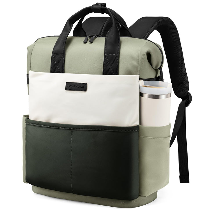 LOVEVOOK Rucksack Damen Laptop Rucksäcke mit Laptopfach 15.6 Zoll Schulrucksack Schultasche Backpack