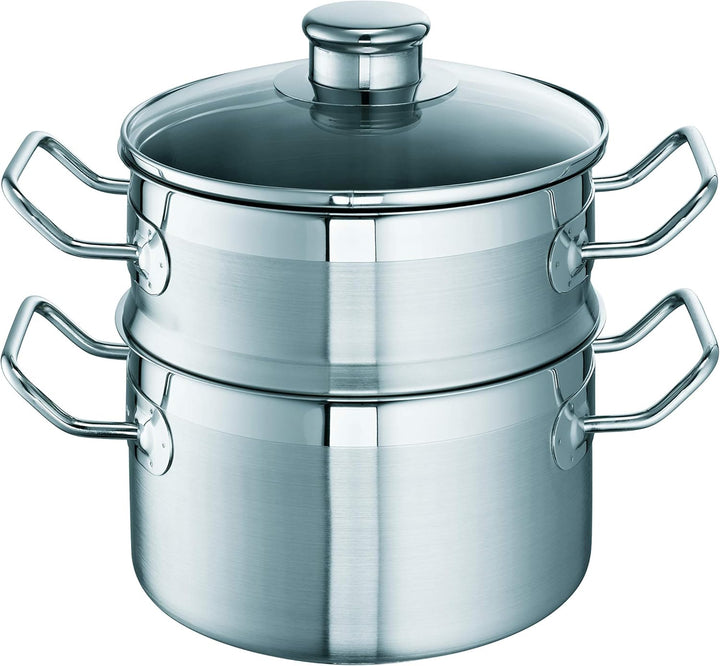 Schulte-Ufer 0128-20 i Alles-Dämpfer Profi-Line i, 20 cm, Edelstahl