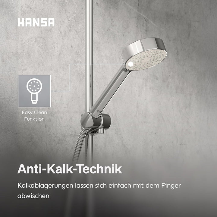 HANSA BASICJET ECO Duschkopf einstrahlig I Handbrause Dusche | Wassersparend mit EcoFlow-Funktion (9
