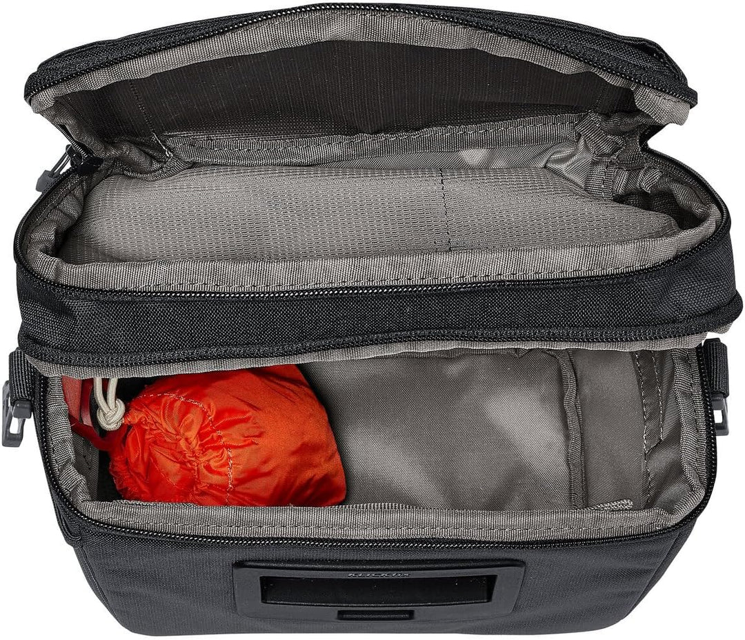 Vaude OnTour Box M (KLICKfix ready) Lenkertaschen Black/Carmine, Black/Carmine