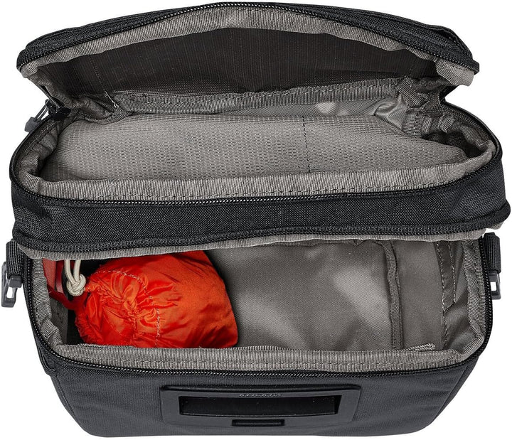 Vaude OnTour Box M (KLICKfix ready) Lenkertaschen Black/Carmine, Black/Carmine