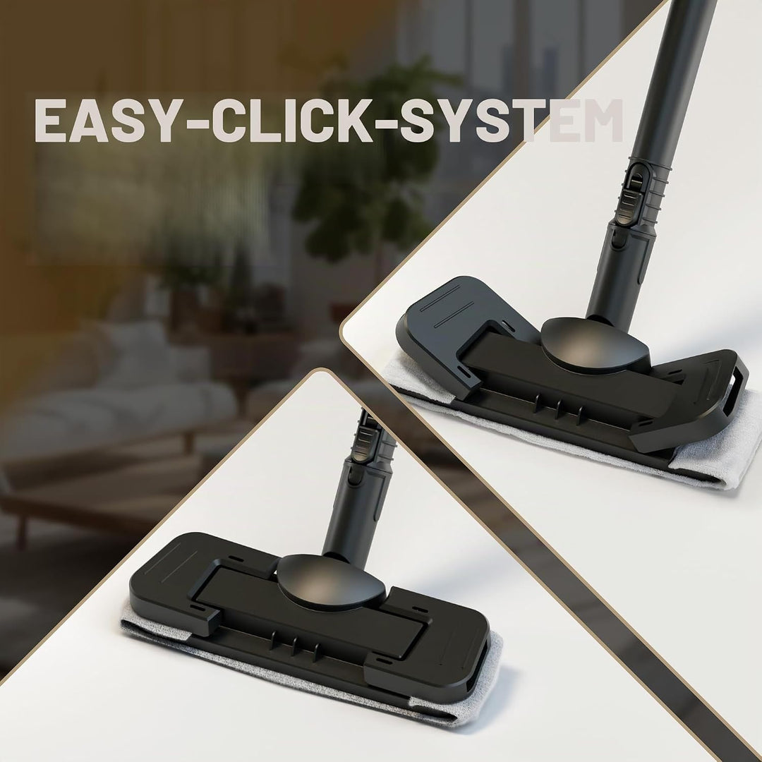 HEINRICHS Mopp-Set für Dampfreiniger, Handdampfreiniger für zuhause, Steam Cleaner, kurze Aufheizzei