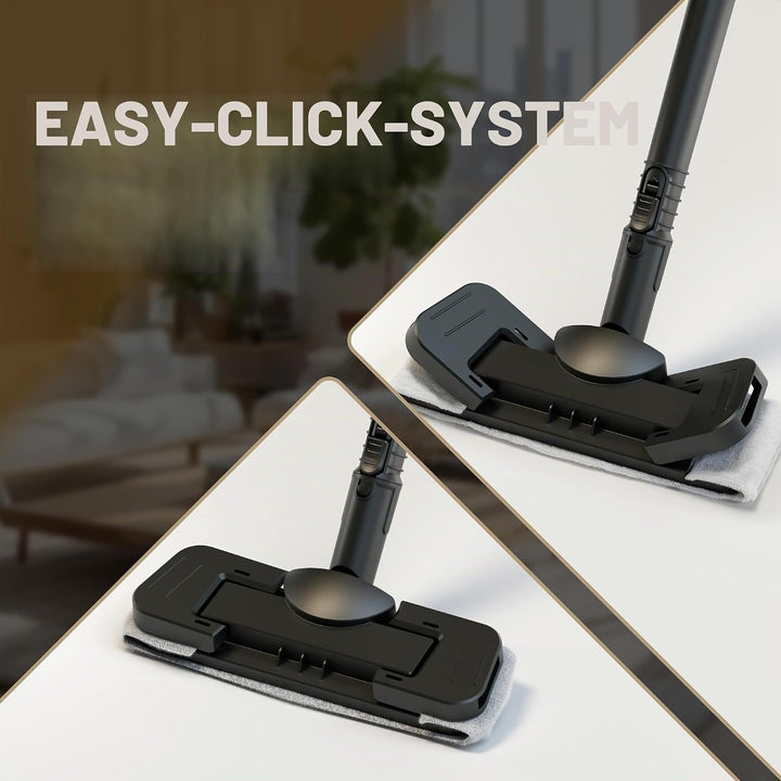 HEINRICHS Mopp-Set für Dampfreiniger, Handdampfreiniger für zuhause, Steam Cleaner, kurze Aufheizzei