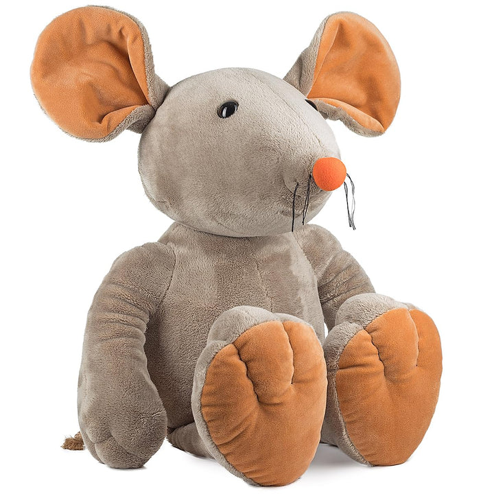Schaffer 4754 - Plüsch Maus Eddi - Kuscheltier - Grösse (XL) 58 cm | Extra weich - Waschbar bei 30 °