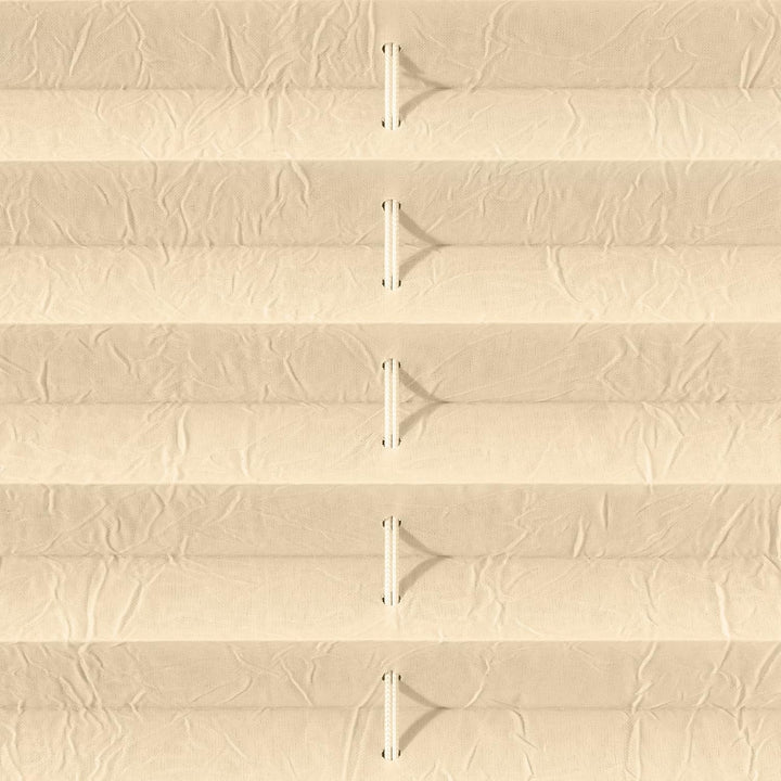 Liedeco® Plissee verspannt mit Klemmträger / 80 x 220 cm beige/lichtdurchlässig Blickdicht stufenlos