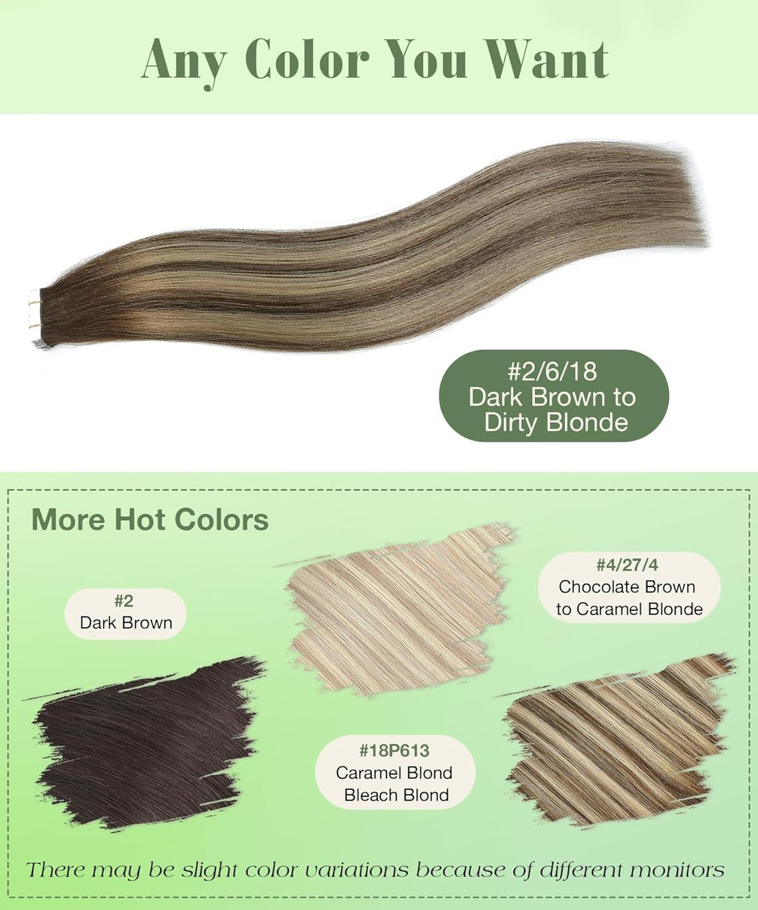 SURNEL Bonding Extensions Echthaar Balayage Braun 55cm Remy Dunkelstes Braun Balayage Mittel Braun O