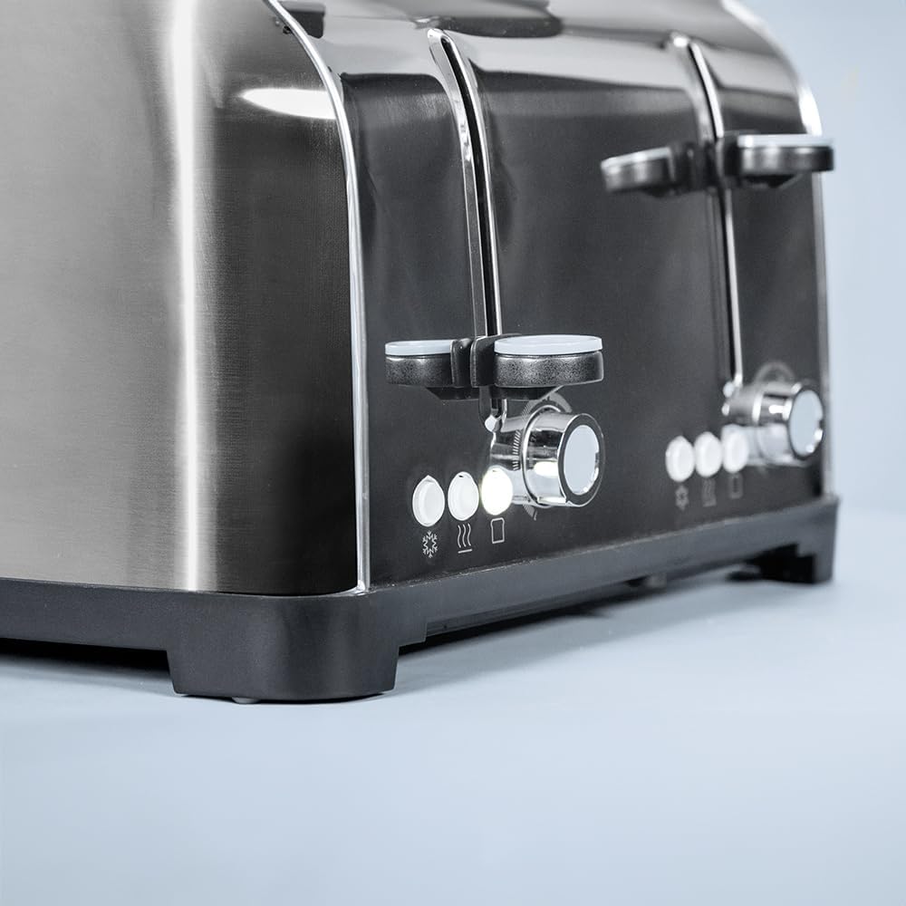 Cecotec Vertikaler Toaster 4 Kurze Schlitze Toastin&