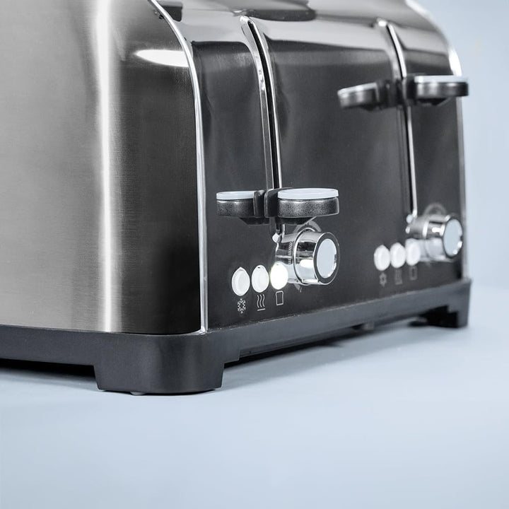 Cecotec Vertikaler Toaster 4 Kurze Schlitze Toastin&