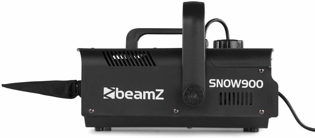 BeamZ SNOW900 Schneemaschine, 900 Watt Schnee Maschine mit Kabelfernbedienung, Snow Machine, mini Sc