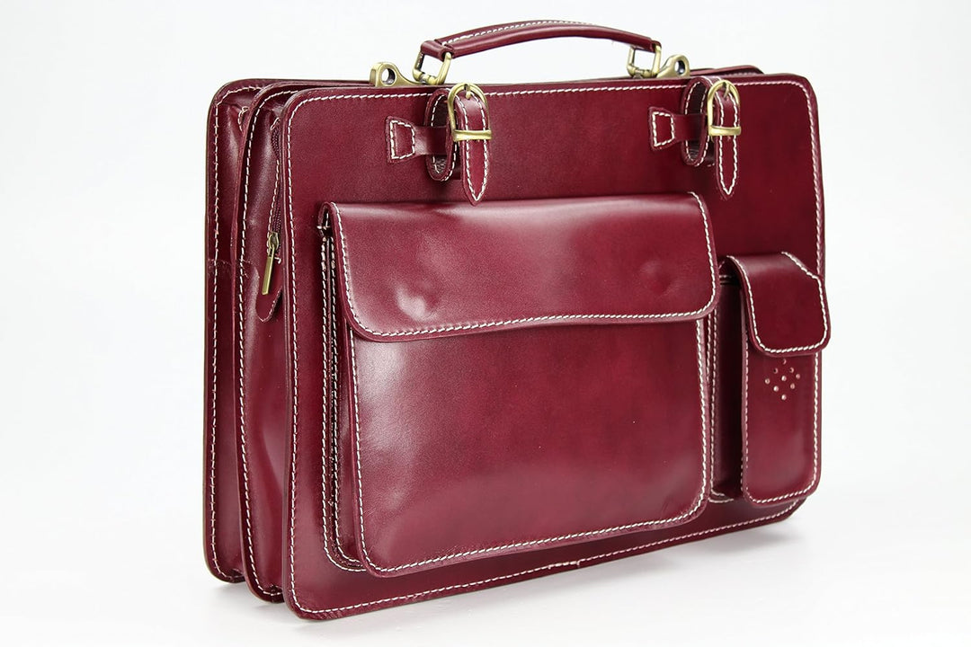 Belli Design Bag Verona italienische Leder Businesstasche Arbeitstasche Messenger Aktentasche Lehrer