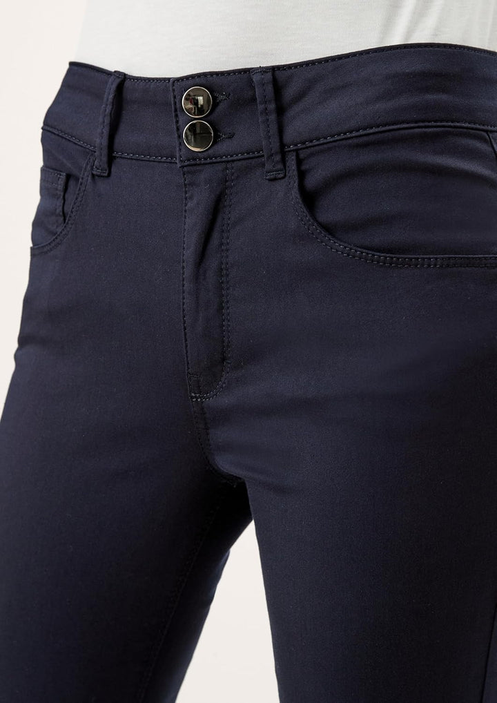 s.Oliver Black Label Damen 150.11.899.18.180.2101244 Hose 36W Navy, 36W Navy