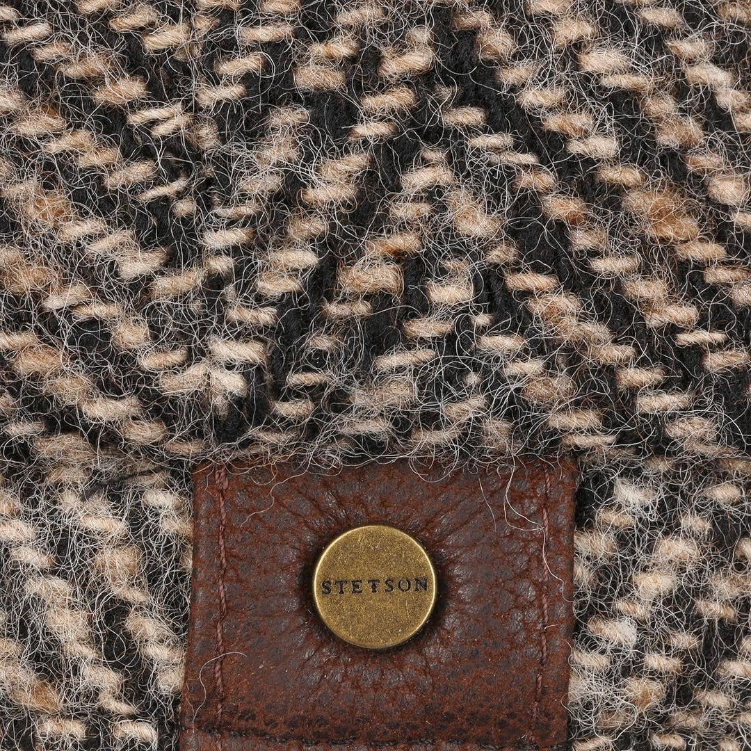 Stetson Hatteras Herringbone Flatcap - Schirmmütze - Klassischer Stil - Herrenmütze aus Schurwolle -