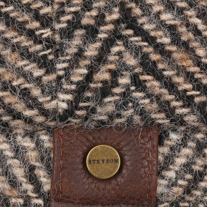 Stetson Herren Schurwoll-Fischgräten-Hutteras-Mütze Beige 55 beige, 55 beige
