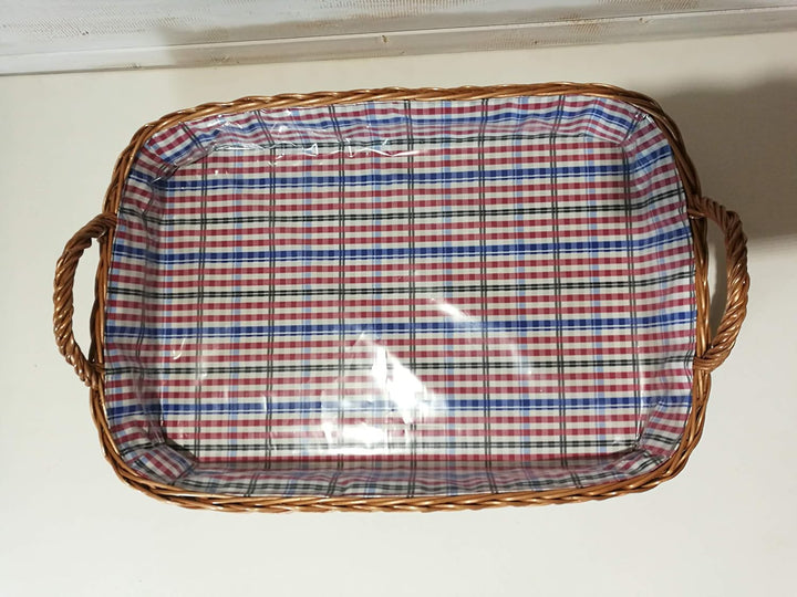 Weidentablett Frühstückstablett Serviertablett 54 cm Tablett Korb Weide