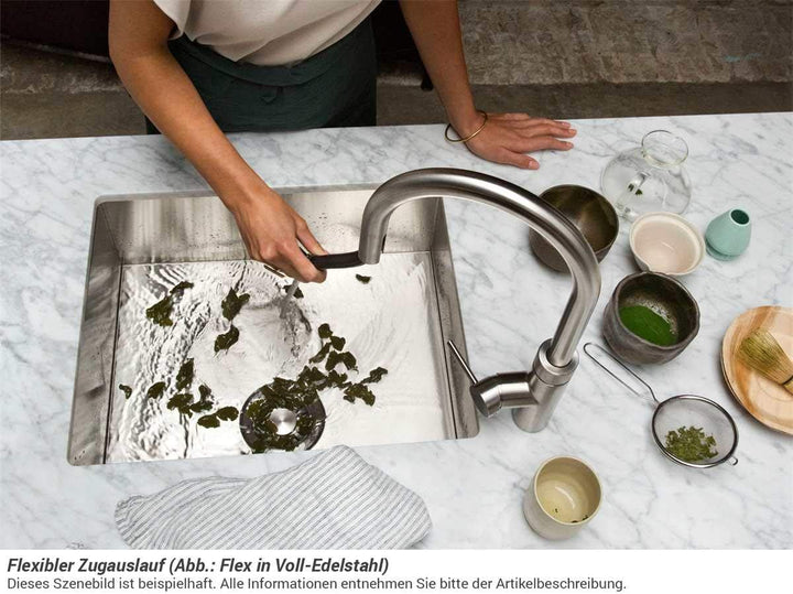 Quooker PRO3-VAQ B & CUBE | Flex schwarz 100°C Sprudel- & Kochendwassersystem