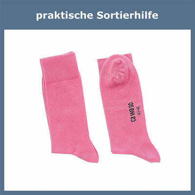 ca·wa·so Herren Socken aus 100% Baumwolle | Reine Baumwollsocken im 10er-Set | Freizeitsocken ohne N