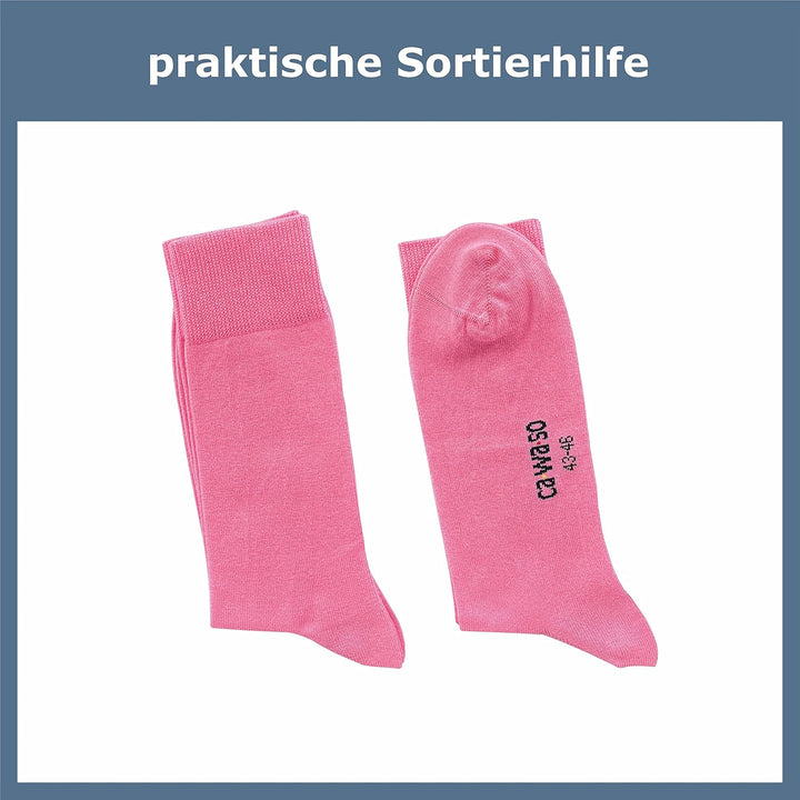 ca·wa·so Socken für Damen & Herren im 10er-Set | Ohne drückende Naht | Bequemes & weiches Material (