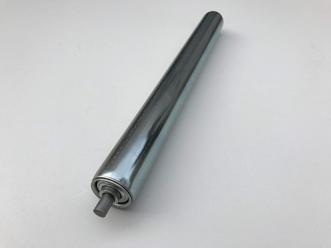 Tragrolle Tragrollen Rollen aus Stahl mit Federachse für Rollenbahn Ø 30mm (Länge: 400 mm), Länge: 4