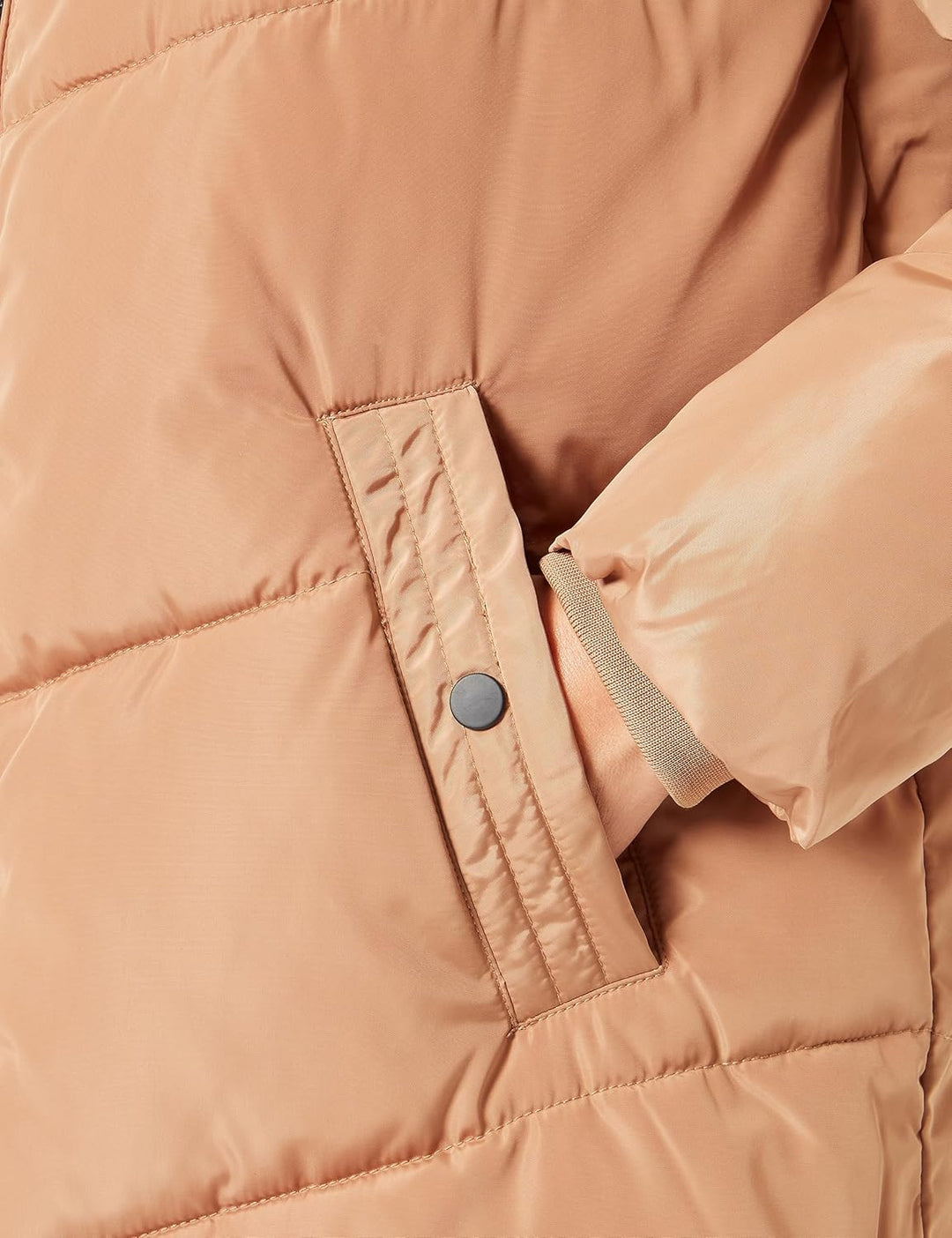 VERO MODA Damen Vmhalsey Coat Boos Mantel M Tigers Eye, M Tigers Eye