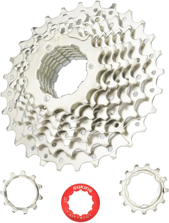 CYSKY 10 Fach Kassette 11-25T/11-28T/11-32T/11-36T/11-40T/11-42T Kassette passend für Mountainbike,