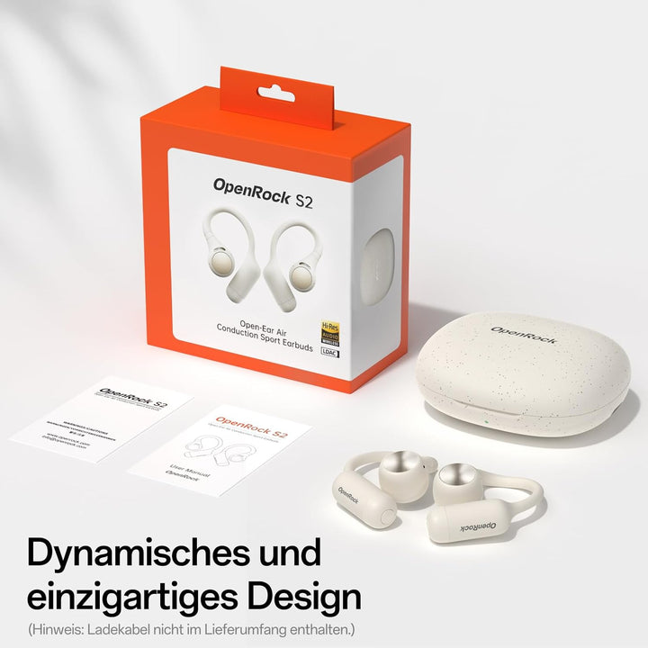 S2 Open-Ear Kopfhörer, 7G-Ultraleicht-Design, Hi-Res LDAC-Audio, dreifach wasserfest, Bluetooth 6.0,