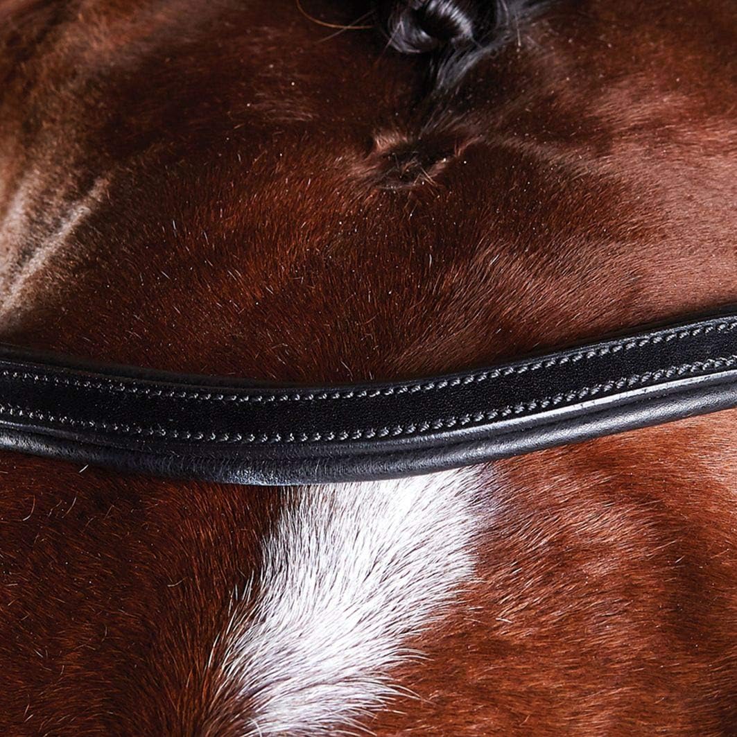 Collegiate ComFiTec Training Snaffle Bridle Full Size Schwarz, Full Size Schwarz