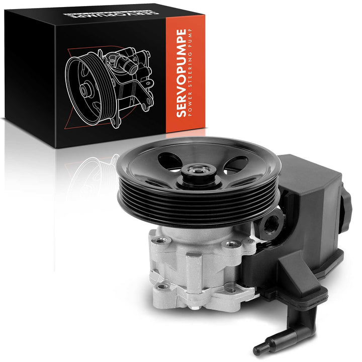 Frankberg Servopumpe Hydraulikpumpe Lenkung Mit Keilrippenriemenscheibe Kompatibel mit C-Klasse W203