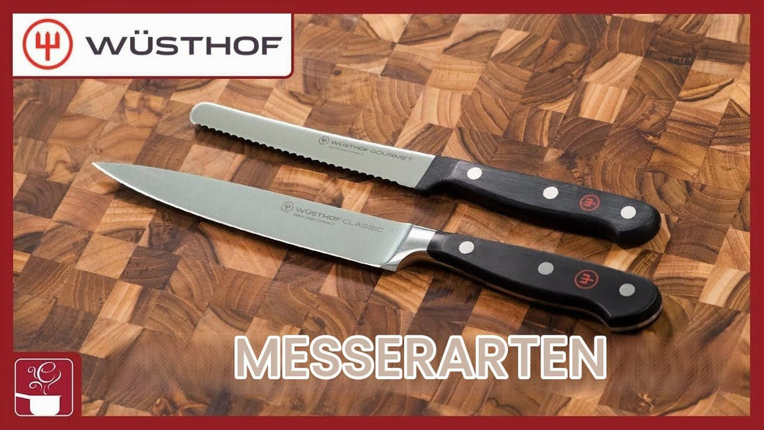 WÜSTHOF Classic Butcher Knife 20 cm, Schwarz,silber