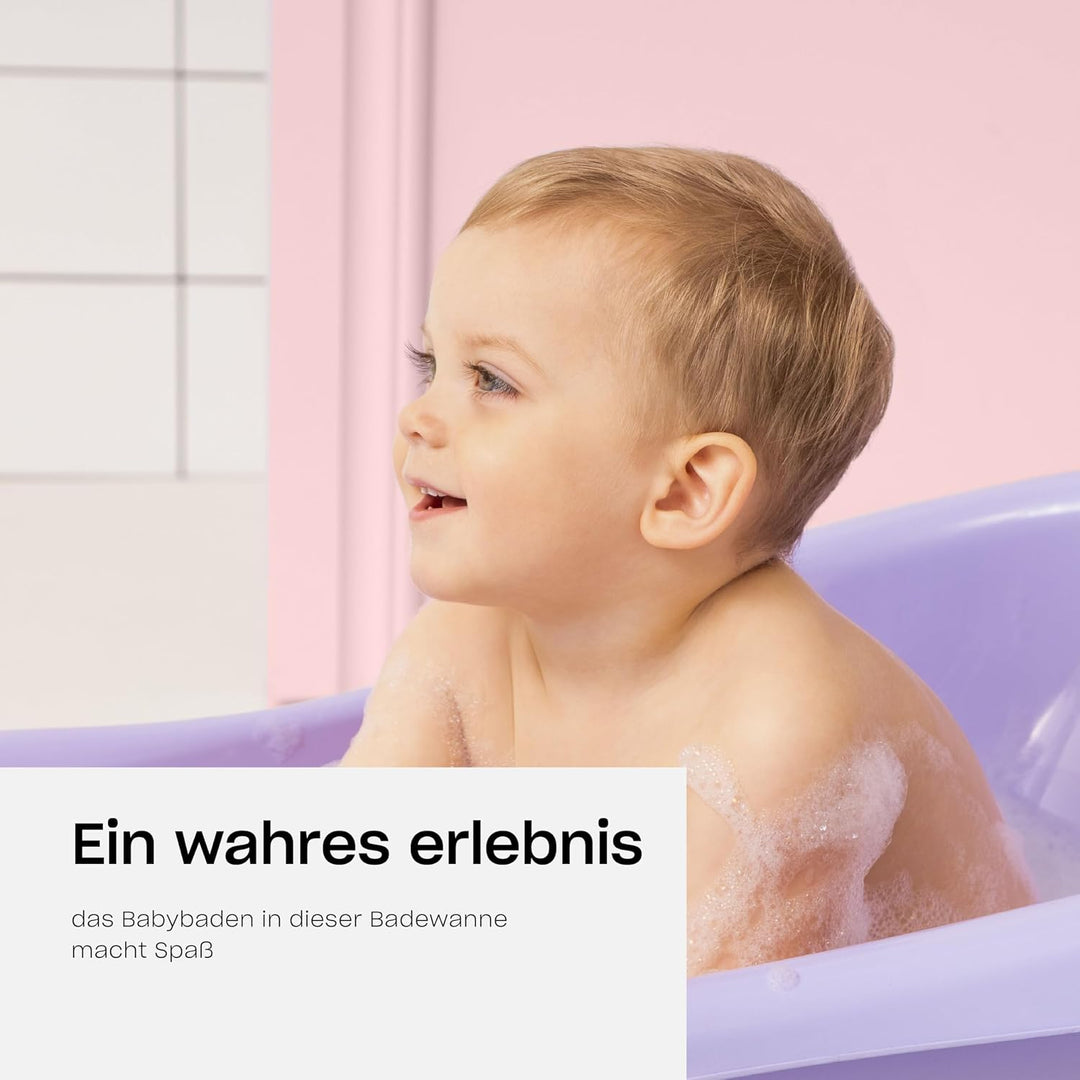 Hylat Baby Babybadewanne mit Gestell - TÜV Rheinland zertifiziert, stabil und bequem, ideal für sich