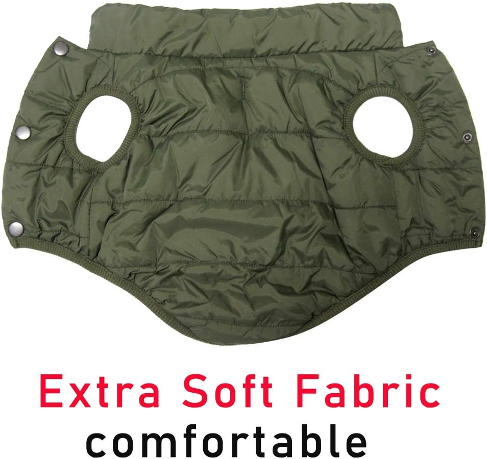 JoyDaog Fleece Hundejacke für Winter kaltes Wetter, Extra Weicher Hundemantel für Kleine Hunde, Wind