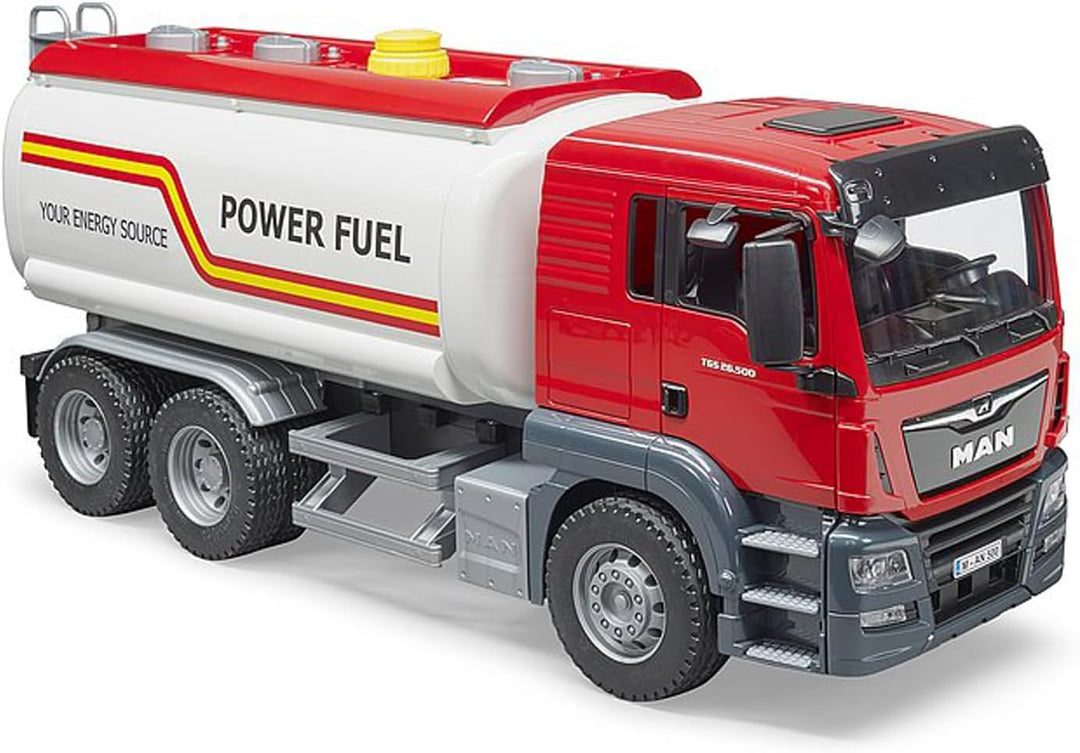 bruder 03775 - Man TGS Tankwagen - 1:16 LKW Lastwagen Transporter Fahrzeug Tankstelle Spielzeug