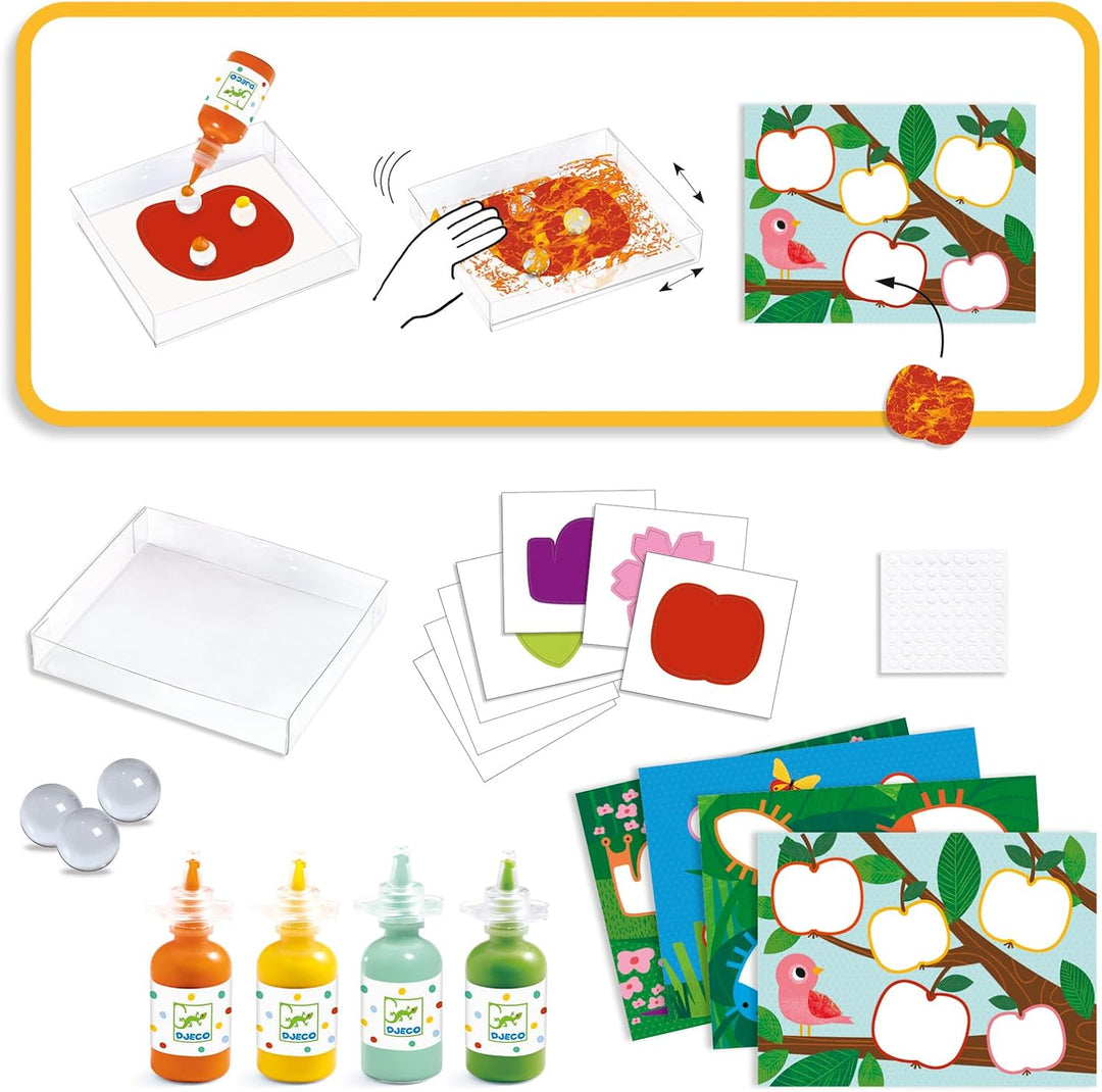 DJECO DJ09685 Pintura Pintar Con canicas Farben