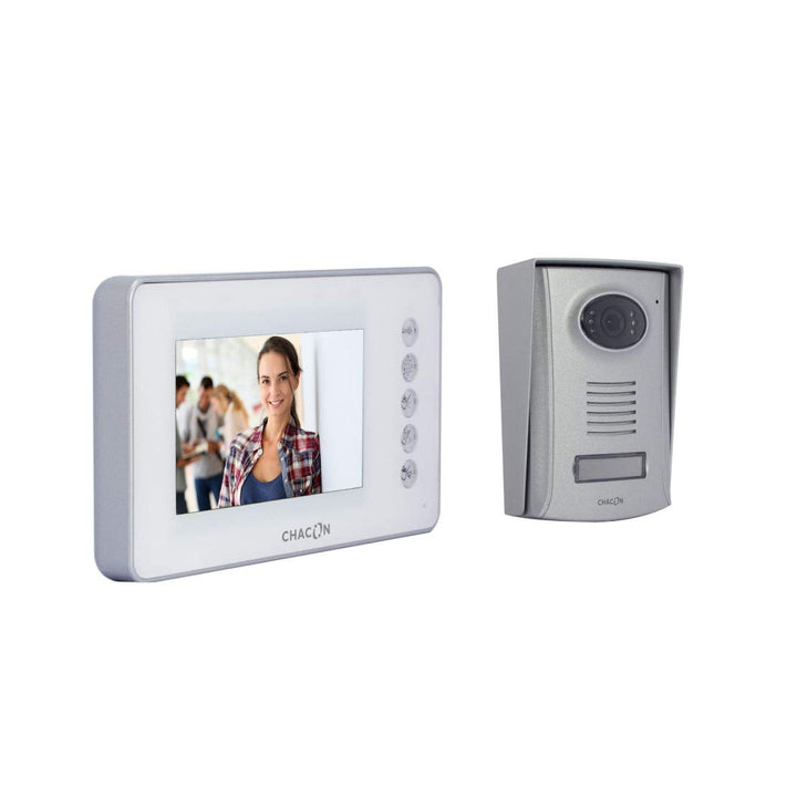 Kabelgebundenes Bildtelefon mit 4,3 Zoll Display – Weiss