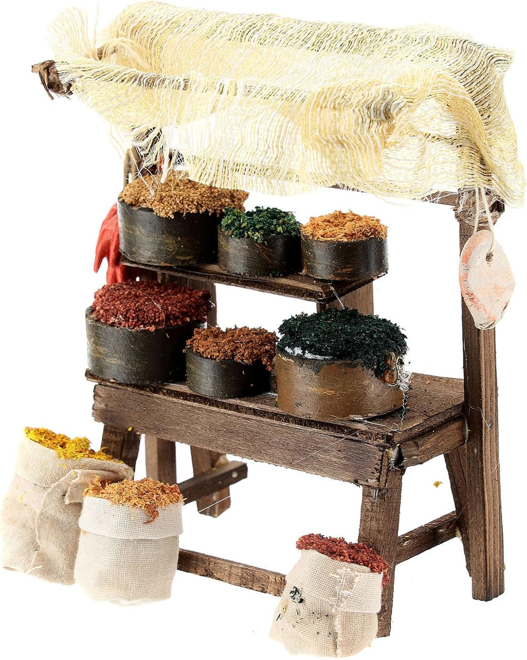 Holyart Marktstand orientalisch für neapolitanische Krippe, 6-8 cm