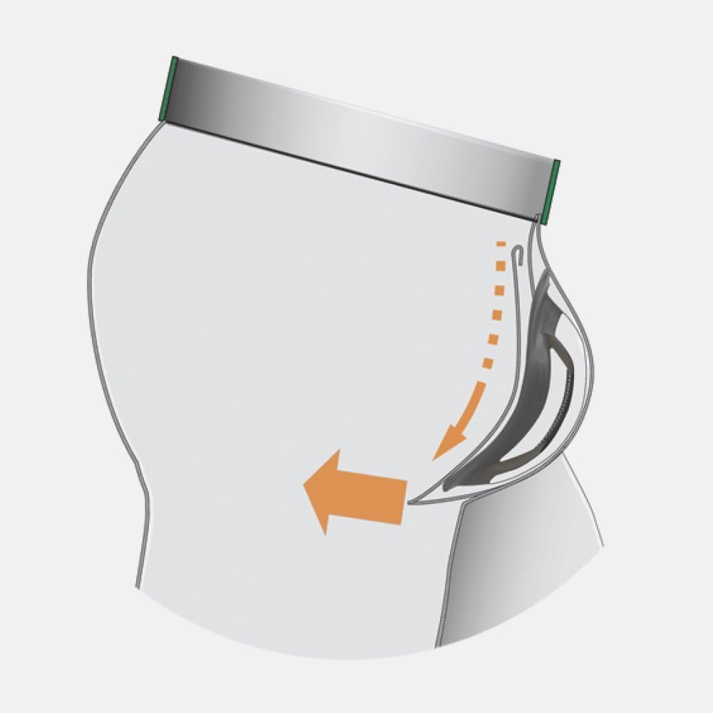 ShockDoctor Herren Tiefschutz Suspensorium mit Bioflex Cup L Weiss (White) Single, L Weiß (Whit
