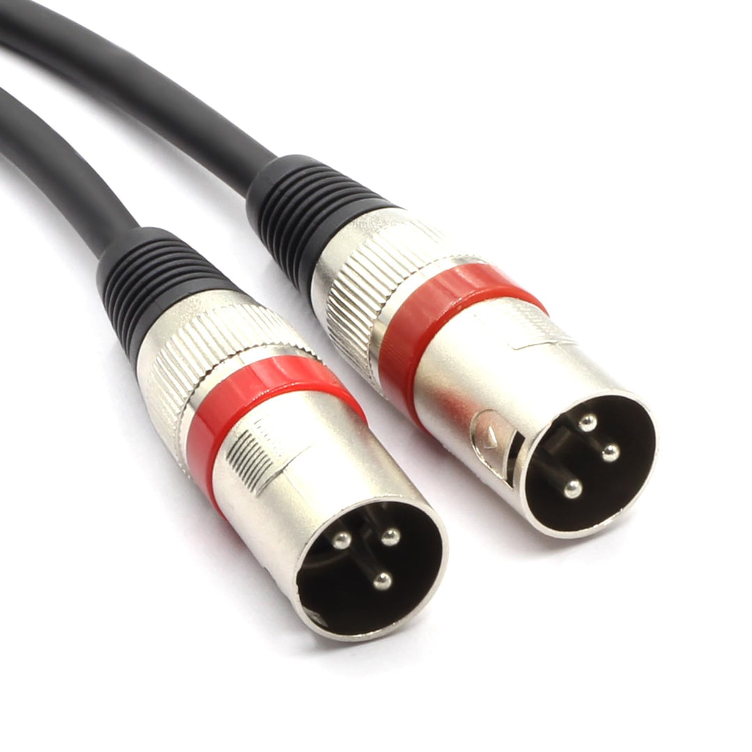 XLR-Splitter, symmetrisches Kabel, XLR-Stecker auf Dual-Buchse, 3-polig, Patch-Y-Kabel, Mikrofon-Spl